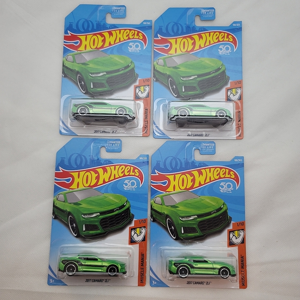 Hot Wheels 50th Anniversary 2017 Camaro ZL1 MUSCLE MANIA